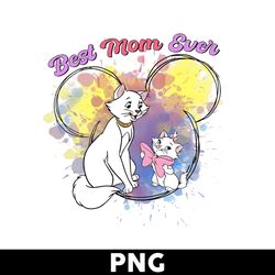 Best Mom Sver Png, The Aristocats Png, Cute Cat Png, Mom Png, Disney Cartoon Png, Disney Png - Digital File