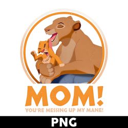 Simba and Sarabi Png, Lion King Png, Simba Png, MomPng, Disney Cartoon Png, Disney Png - Digital File