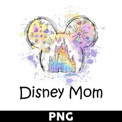 Disney Mom Png, Mickey Mom Png, Disney Land Png, Disney Magic Kingdom Png, Cartoon Png, Disney Png - Digital File