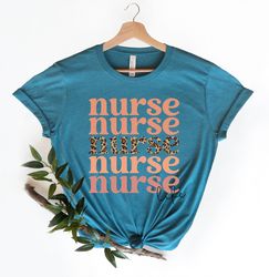 Nurse Life Shirt, Leopard Nurse Life Shirt, Registered Nurse Shirts, RN Shirts, Nurse Week, CNA Shirt, Nursing Shirt, Nu