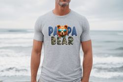 Papa Bear Shirt, Papa Bear With Sunglasses, Gorgeous Father Sweatshirt, Happy Father's Day Shirt, Father's Day Sweatshir