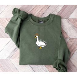Silly Goose Sweatshirt, Silly Goose Sweater, Funny Goose Sweatshirt, Silly Goose University Shirt, Goose Pullover, Unise