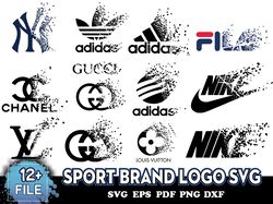 Logo Brand Bundle Svg, Gucci, Chanel, Adidas svg files - Inspire Uplift