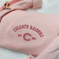 Colgate Raiders Embroidered Sweatshirt, NCAA Embroidered Shirt, Colgate Raiders Embroidered Hoodie, Unisex T-Shirt