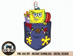 Mademark x SpongeBob SquarePants - SpongeBob in my Pocket Cute SpongeBob Out of Food Pocket png