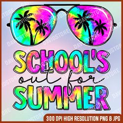 Funny Last Day Of School Teacher School's Out For Summer Last Day Of School PNG Sublimation Design