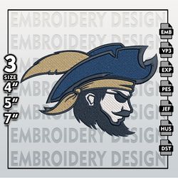 Charleston Southern Buccaneers Embroidery Designs, NCAA Logo Embroidery Files, NCAA Southern, Machine Embroidery Pattern