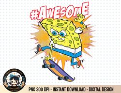 Spongebob SquarePants Awesome Skateboard Trick png
