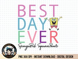 Spongebob Squarepants Best Day Ever png