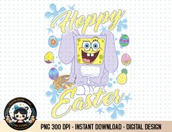 SpongeBob SquarePants Bunny Costume Hoppy Easter Poster png