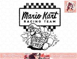 Mario Kart Racing Team Outlined Mario Drift Tank Top copy PNG Sublimation Design, Digital Design