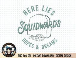 SpongeBob SquarePants Here Lies Squidward's Hopes & Dreams png