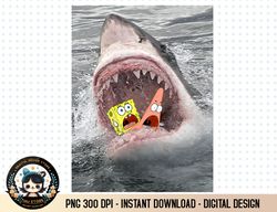 Spongebob SquarePants Shark Attack Humorous png