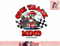 Nintendo Mario Kart One Track Mind Graphic PNG Sublimation Design, Digital Design