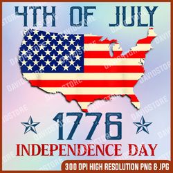 4th of July 1776 Independence Day American Flag 4th Of July, Memorial day, American Flag, Independence Day PNG File