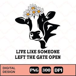 Funny Cow Gate Open Sublimation png