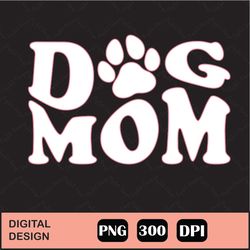Retro Dog Mom Sublimation png