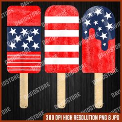 4th of July Popsicle Red White Blue American Flag Patriotic 4th Of July, Memorial day, American Flag, Independence Day