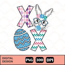 XOXO Easter Sublimation png, Easter Png, Sublimation Designs, XOXO Easter Bunny Png File, Funny Girl Bunny Clipart, Cute