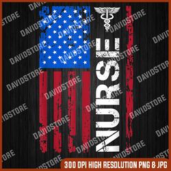 Patriotic Nurse 4th Of July American Flag Independence Day Memorial day, American Flag, Independence Day PNG File