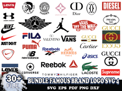 Bundle Famous Brand Logo Svg 4, File For Cricut