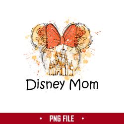 Disney Mom Png, Minnie Ears Castle Firework Png, Disney Mother's Day Png Digital File