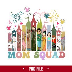Mom Squad Png, Disney Mom Png, Disney Mother's Day Png Digital File