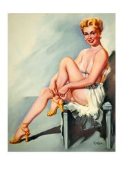 Vintage Pin Up Girl - Cross Stitch Pattern Counted Vintage PDF - 111-399