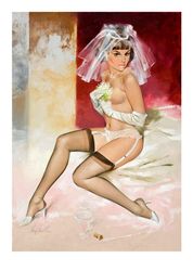 Vintage Pin Up Girl - Cross Stitch Pattern Counted Vintage PDF - 111-414