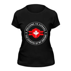 Digital file Welcome To Canada for download. Digital design for printing on t-shirts, cups, bags, hats
