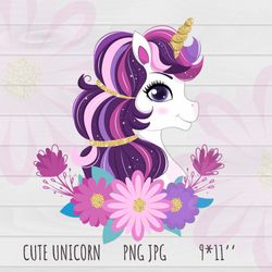 Unicorn Sublimation PNG, clipart unicorn face, clipart unicorn face png,unicorn face images,unicorn clipart cute