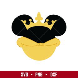 Belle Minnie Ears Svg, Belle Princess Svg, Minnie Mouse Svg, Disney Svg, Png Eps Digital File