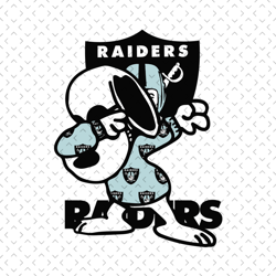 Raiders Snoopy Svg, Sport Svg, Football Teams Svg, Sport Teams, NFL Svg