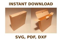 mailing box template, box template svg, svg files, svg, cricut