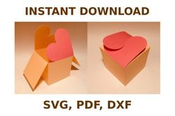 love box template, box template svg, svg files, svg, cricut