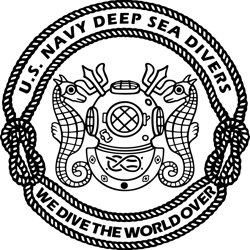 Navy Master Divers Badge  Vector File., SVG Engraving,Digital file