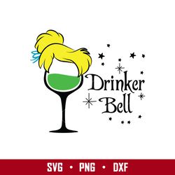 Wine Drinker Bell Svg, Disney Svg, Png Eps Digital File