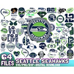 Bundle Seattle Seahawks Svg, Football Team Svg