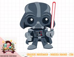 Star Wars Cute Darth Vader and Cartoon Saber Graphic png