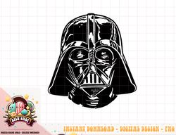 Star Wars Darth Vader Classic Black Helmet Graphic png