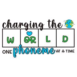 Changing The World One Phoneme At A Time SVG Science Of Reading SVG Files
