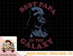 Star Wars Darth Vader Retro Best Papa Graphic png