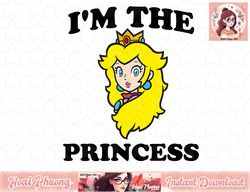 Super Mario Princess Peach I'm The Princess Head Shot PNG Sublimation Design, Digital Design