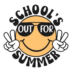 School's Out For Summer SVG Teacher Summer SVG Cutting Files