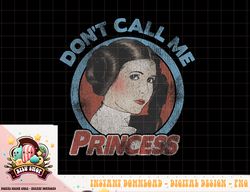 Star Wars Princess Leia Don't Call Me Vintage Portrait png