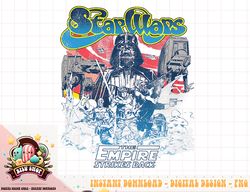 Star Wars Retro 70's Battle Of Hoth Vader and Rebels png
