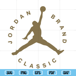 Jordan Brand Classic Logo SVG Files, Logo Svg, Jumpman Logo Svg, Nike Svg