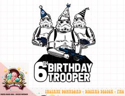 Star Wars Stormtrooper Party Hats Trio 6th Birthday Trooper png