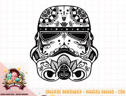 Star Wars Sugar Skull Stormtrooper Helmet Portrait png