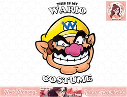 Super Mario This Is My Wario Costume PNG Sublimation Design, Digital Design
